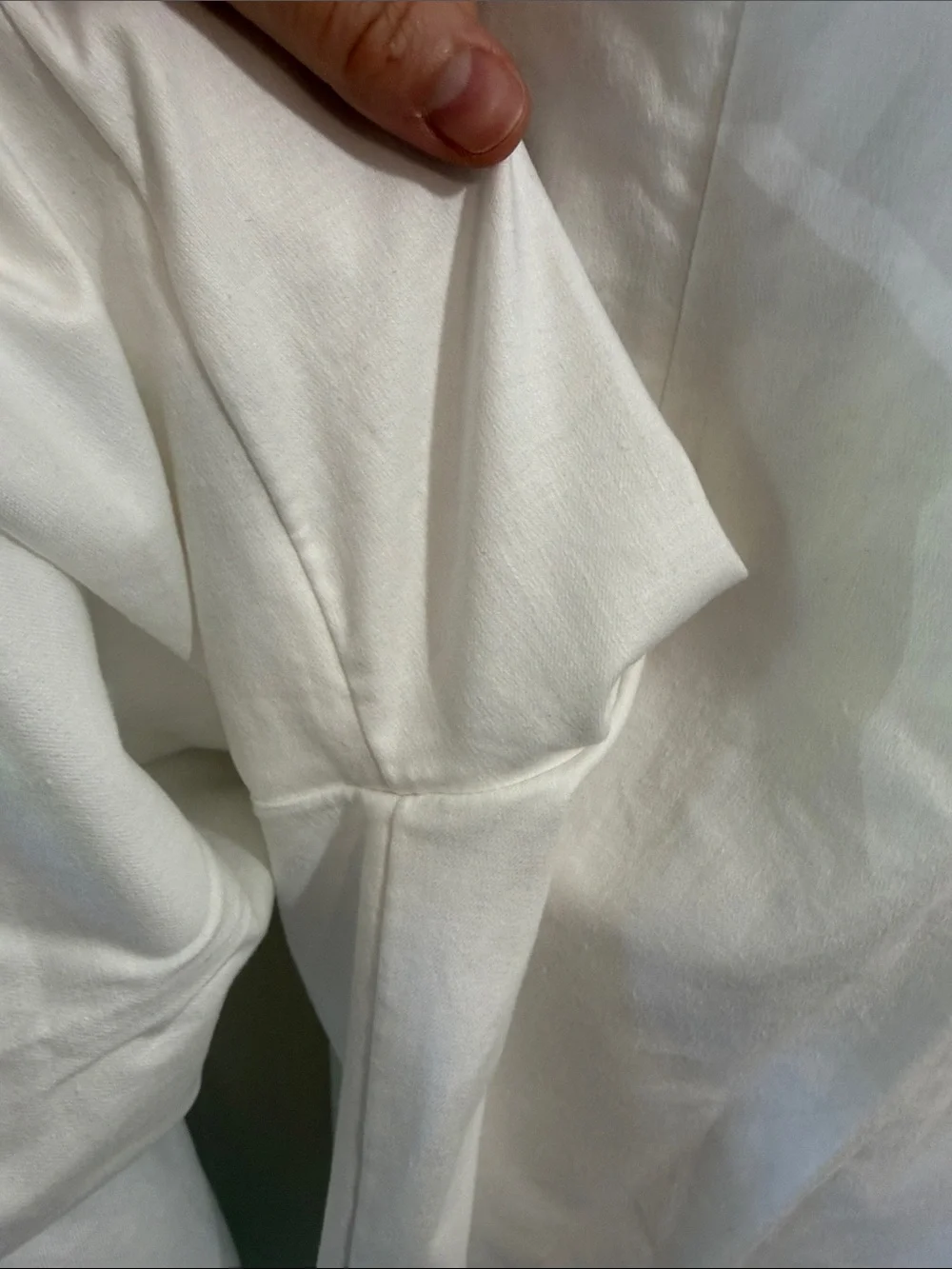 NWT Banana Republic Hayden Wide Leg Linen Blend Pull On Pants White XL